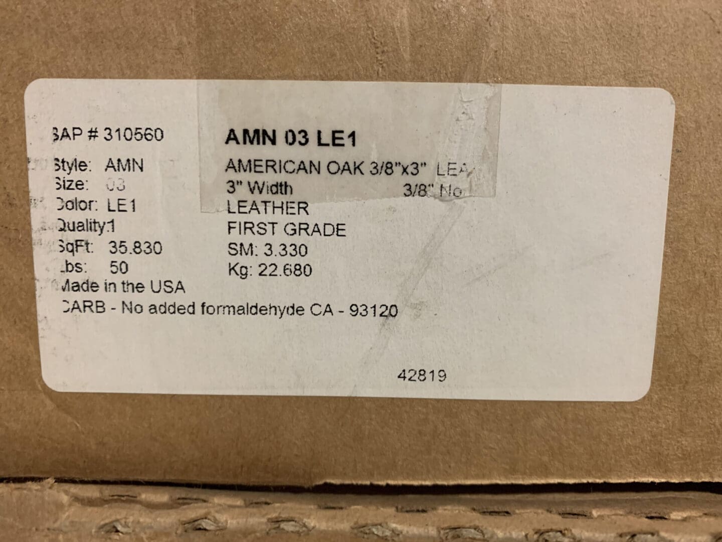 A box of american gas 3 9 7 / 3 lsa